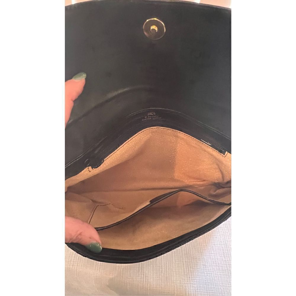 HCL VINTAGE SIGNATURE MONGRAM LEATHER CROSSBODY - Picture 10 of 11